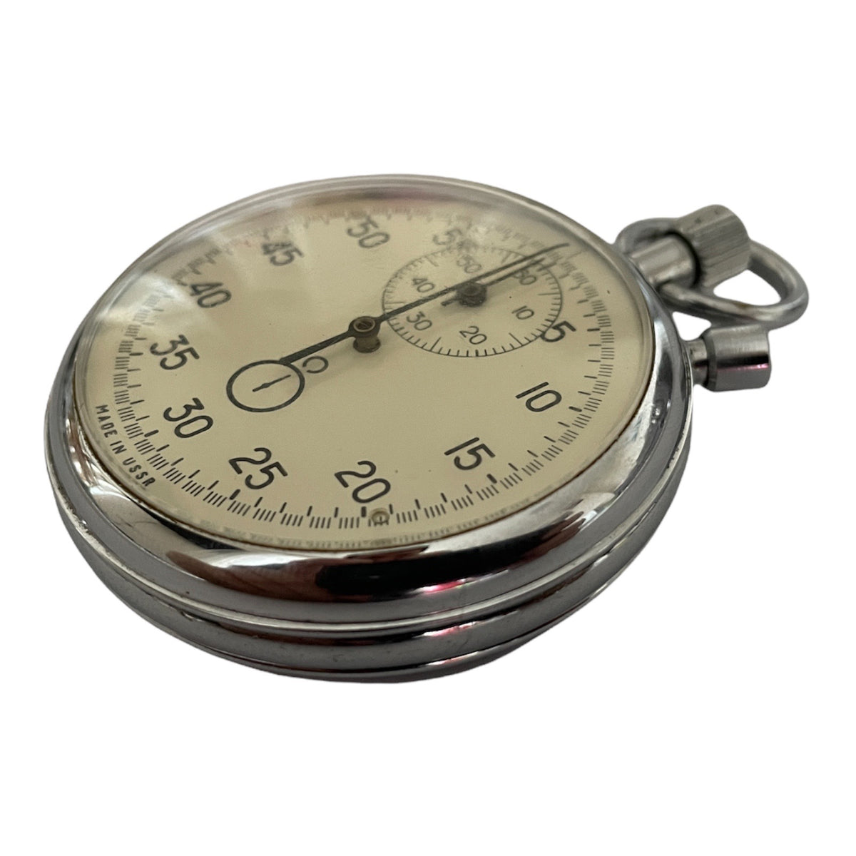 Vintage AGAT 2-buttons Mechanical Soviet Stopwatch USSR Zlatoust
