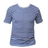 Russisches VDV-Stil Telnyashka Blau gestreiftes T-Shirt Kurzarm-Fallschirmjäger-Oberteil