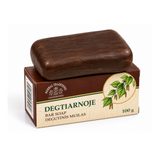 Herbal Traditions Natural Antiseptic Birch Tar Bar Soap 2 x 100g (200g) Set of 2