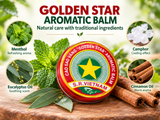 Authentic Vietnam Golden Star Aromatic Herbal Menthol Balm 4g