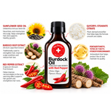 The Doctor Burdock Oil with Red Pepper 100ml – Hair Growth & Strength