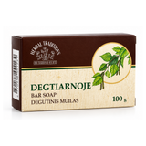 Herbal Traditions Natural Antiseptic Birch Tar Bar Soap 2 x 100g (200g) Set of 2