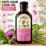 Green Pharmacy Burdock Oil with Horsetail Against Hair Loss 100ml