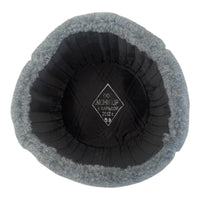 Soviet-Style Ushanka Trapper Hat – Grey Faux Fur Red Army Star Badge