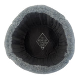 Soviet-Style Ushanka Trapper Hat – Grey Faux Fur Red Army Star Badge