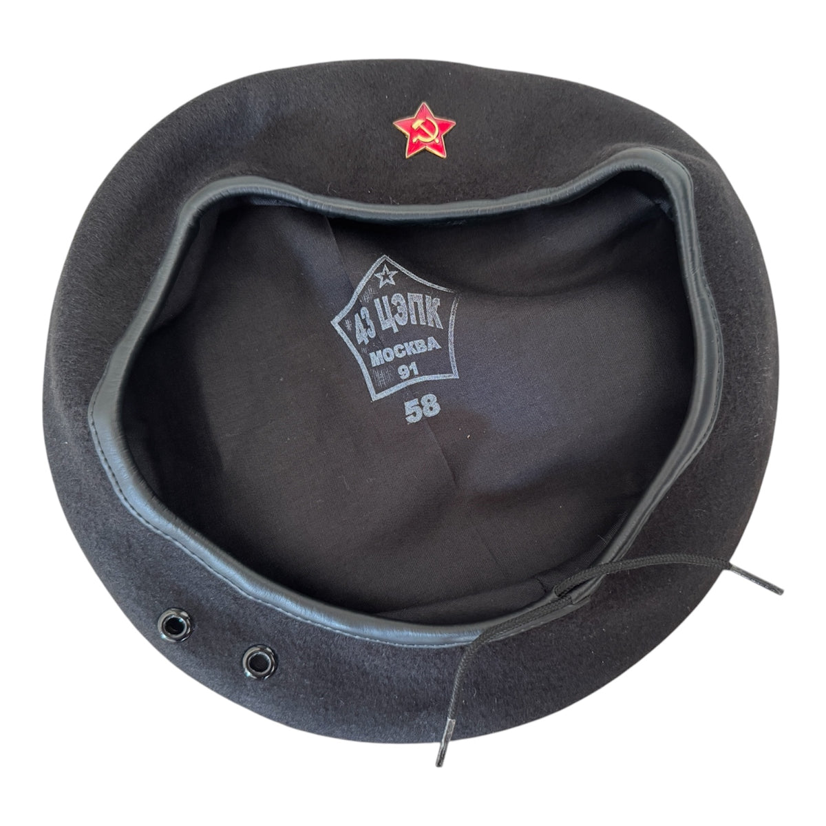 USSR Soviet Russian Army Style Black CHE GUEVARA Beret Hat Cap OMON MV