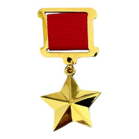 Held der Sowjetunion, Goldstern, höchste sowjetische Medaille, Geschenk der UdSSR, WW2-Auszeichnung, neu