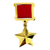 Held der Sowjetunion, Goldstern, höchste sowjetische Medaille, Geschenk der UdSSR, WW2-Auszeichnung, neu