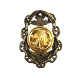 Russian Navy CAPTAIN NAVIGATOR Long Voyage 2.3 Cm Pin Badge with Gold Sextant