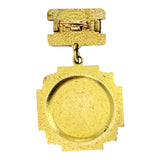 Sowjetischer russischer Tschernobyl-Liquidator, Original-UdSSR-Medaille, Metallabzeichen