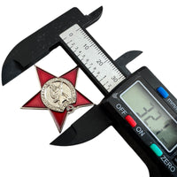 USSR Soviet Order of Red Star WW2 Mini Pin Badge Metal & Enamel Replica – 3.3cm
