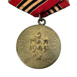 Echte sowjetische Medaille der UdSSR für die Eroberung Berlins am 2. Mai 1945