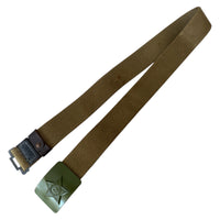 UdSSR Russische Sowjetarmee Militärsoldat Uniform Canvas Gürtel Grüne Schnalle