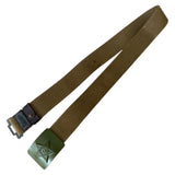 UdSSR Russische Sowjetarmee Militärsoldat Uniform Canvas Gürtel Grüne Schnalle
