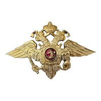 Russisches großes 2-Kopf-Adlerabzeichen MIA-Uniformhut-Kokardenmützenabzeichen