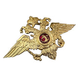 Russisches großes 2-Kopf-Adlerabzeichen MIA-Uniformhut-Kokardenmützenabzeichen