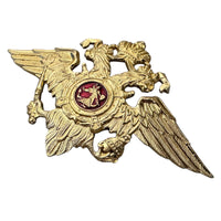 Russisches großes 2-Kopf-Adlerabzeichen MIA-Uniformhut-Kokardenmützenabzeichen