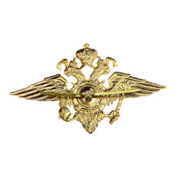 Russisches großes 2-Kopf-Adlerabzeichen MIA-Uniformhut-Kokardenmützenabzeichen
