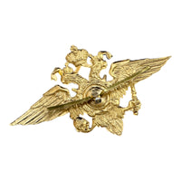 Russisches großes 2-Kopf-Adlerabzeichen MIA-Uniformhut-Kokardenmützenabzeichen