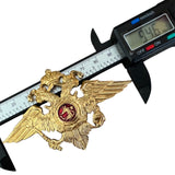 Russisches großes 2-Kopf-Adlerabzeichen MIA-Uniformhut-Kokardenmützenabzeichen