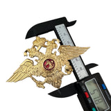 Russisches großes 2-Kopf-Adlerabzeichen MIA-Uniformhut-Kokardenmützenabzeichen