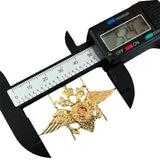 Russischer Adler, kleines Metall-Anstecknadel-Abzeichen, MVD-Uniformabzeichen für Seitenkappen-Pilotka