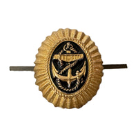 Sowjetische UdSSR Russische Marine Flotte ANKER Uniform Hut Mütze Metall Pin Abzeichen