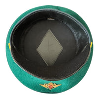 Russian MoD Military Parade Style Cap – Green & Grey with Metal Badges