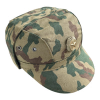 Russian Army Military Woodland Camouflage Field Uniform Cap Hat Badge