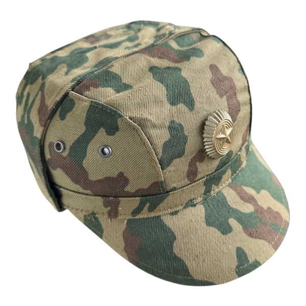 Russian Army Military Woodland Camouflage Field Uniform Cap Hat Badge