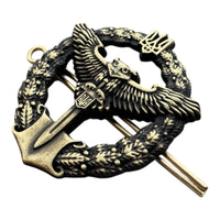 Abzeichen der mechanisierten Infanterie der Ukrainischen Armee, Uniform, Baskenmütze, Mütze, Hut, Metallabzeichen