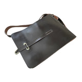 Vintage Dark Brown Soviet Russian Army Sergeant Messenger Document Bag
