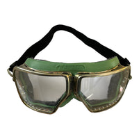 Authentic Soviet USSR Russian Pilot Tankman Goggles Glasses Aviator WW2