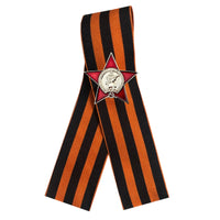St. George Ribbon 9. Mai WW2 Russischer Tag des Sieges – Orden des roten Sterns Mini-Anstecknadel