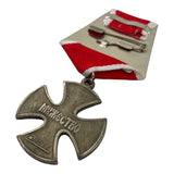 Russische Medaille Repro Silberner Orden des Mutes 1994, Zivilauszeichnung