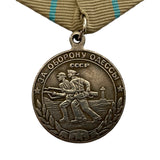 Sowjetische WW2-Medaille, Repro-Verteidigung von Odessa, UdSSR-Militärpreis
