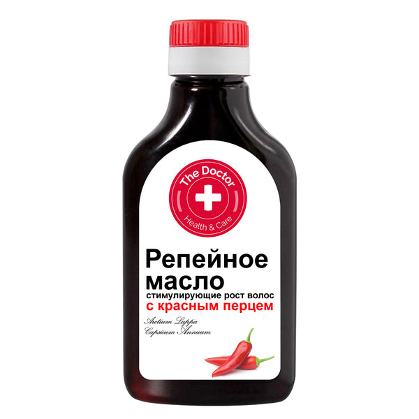 The Doctor Burdock Oil with Red Pepper 100ml – Hair Growth & Strength
