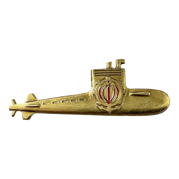 Iran Navy Officer Military Uniform Submarine Commander Metal Badge