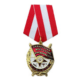 Sowjetischer Orden des Roten Banners der UdSSR, russischer Militärpreis des 2. Weltkriegs, Repro