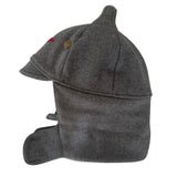 Vintage Soviet Grey Budenovka Wool Hat Red Army Star Badge Military Cap USSR