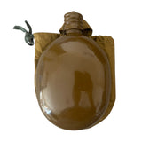 Genuine USSR Soviet Russian Army Military Khaki Brown Flask Water Bottle Belt Case