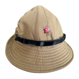 Soviet Army Afghanistan Style Panama Hat Khaki Military Boonie with Red Star Badge