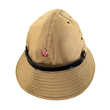 Soviet Army Afghanistan Style Panama Hat Khaki Military Boonie with Red Star Badge