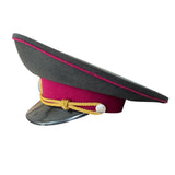 Ukrainian Military Band Officer Parade Cap with Metal Badges Soviet Style Hat