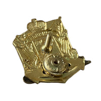 Russian Navy Fleet Brass Badge KURSK K-141 Submarine Launch 12/94