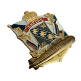Russian Navy Fleet Brass Badge KURSK K-141 Submarine Launch 12/94