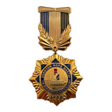 Sowjetische Ukraine-Messingmedaille, Goldfonds des Komsomolskaja-Kohlebergwerks 1980