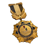 Sowjetische Ukraine-Messingmedaille, Goldfonds des Komsomolskaja-Kohlebergwerks 1980