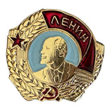 USSR Order of Lenin Metal Enamel Pin Badge Soviet Award Collectible