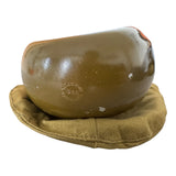 Genuine USSR Soviet Russian Army Military Khaki Brown Flask Water Bottle Belt Case